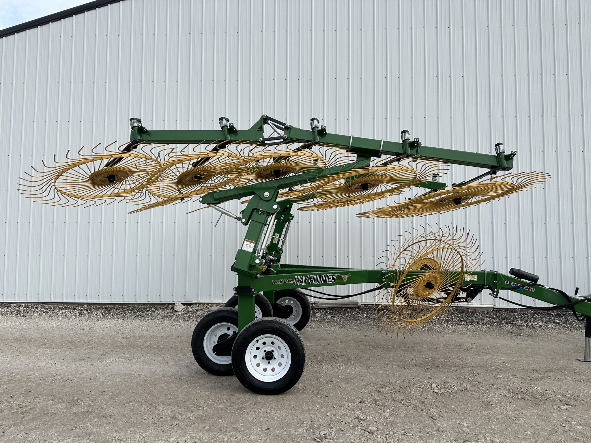 Used 2021 Ogden RCR812 10 Wheel Hay Runner Rake #16151 - Garden Tools ...