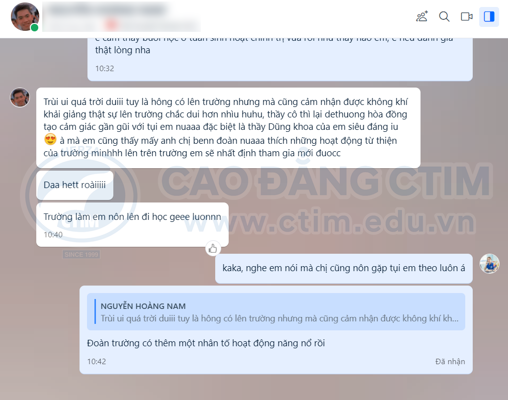 Cao đẳng CTIM - 🔥 THÔNG BÁO NHẬN HỒ SƠ NHẬP HỌC ĐỢT 2 ĐẾN... | Facebook