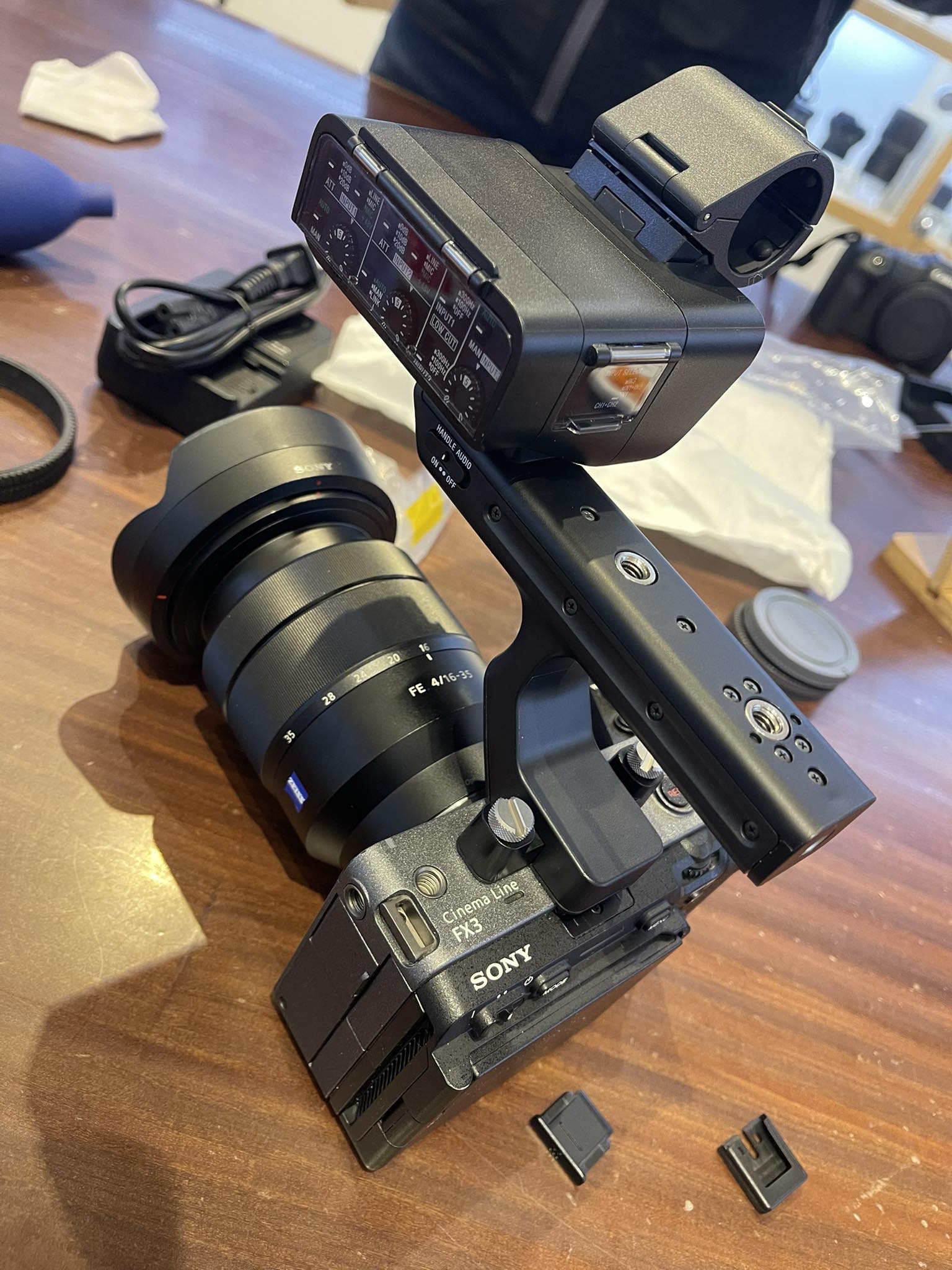 Upgraded to Sony FX3A with 24-105mm f4 lens