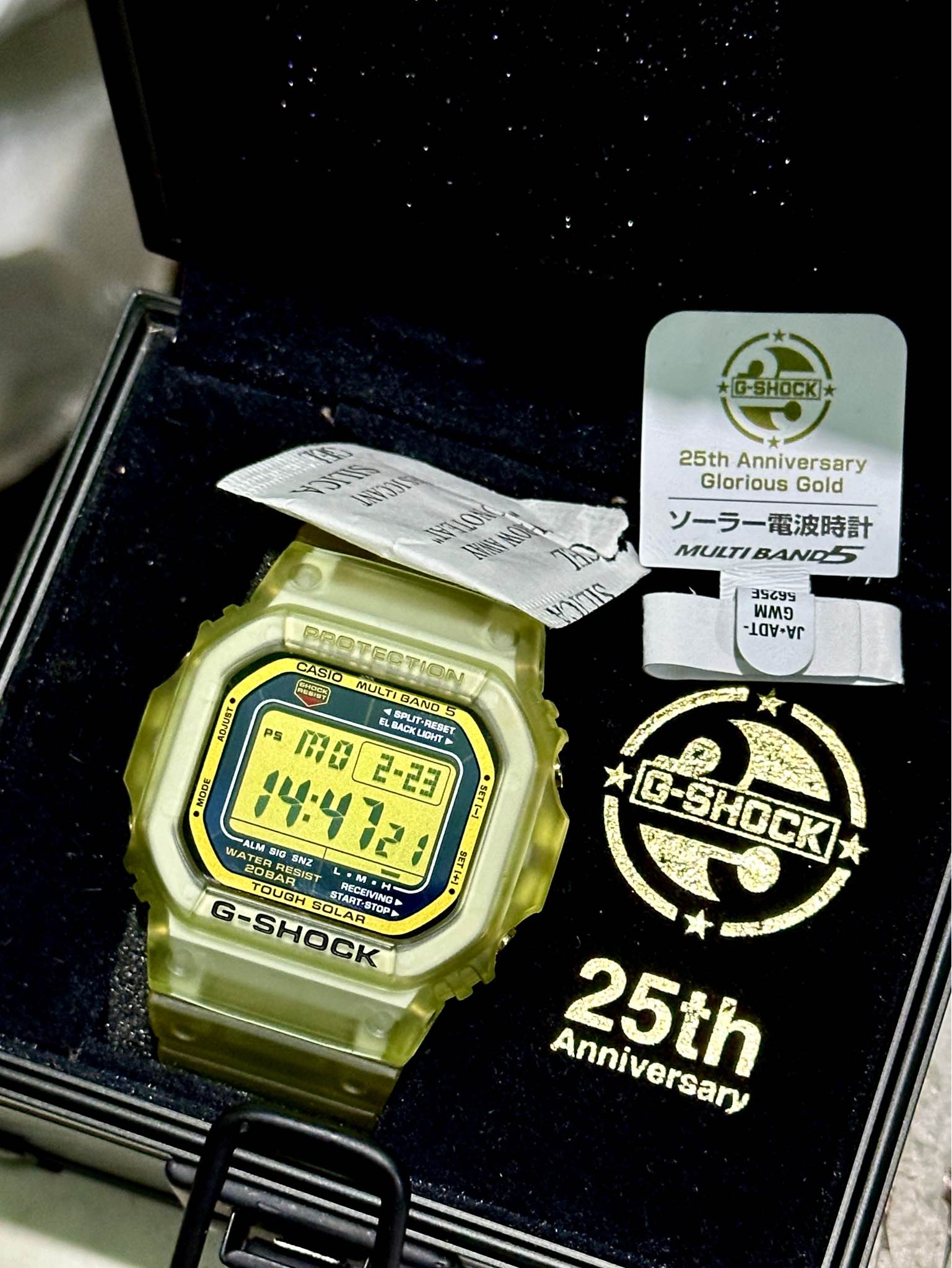 WTS G-SHOCK GW-M5625 ANNIVERSARY GOLD 25Th JDM USED LIKE NEW 9/10 