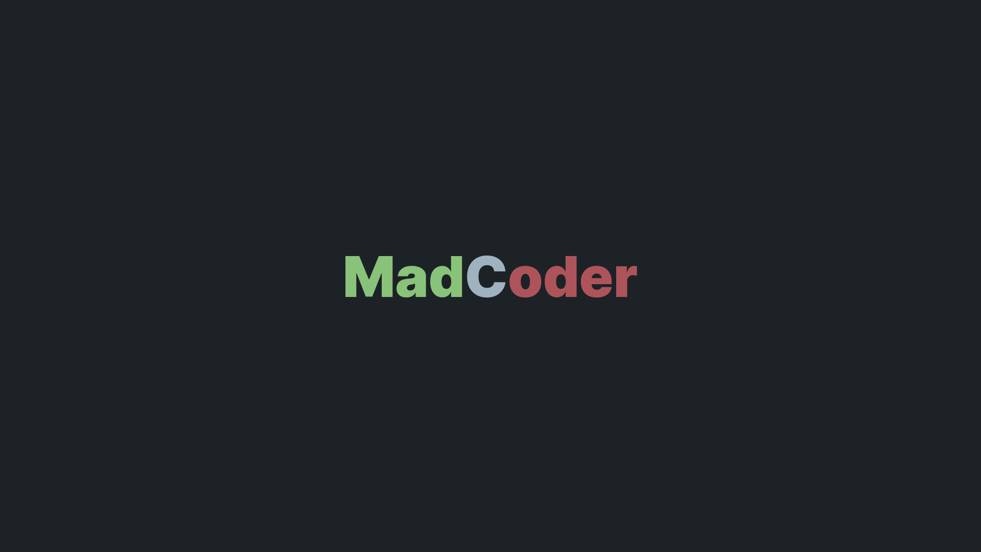 MadCoder | Rangpur