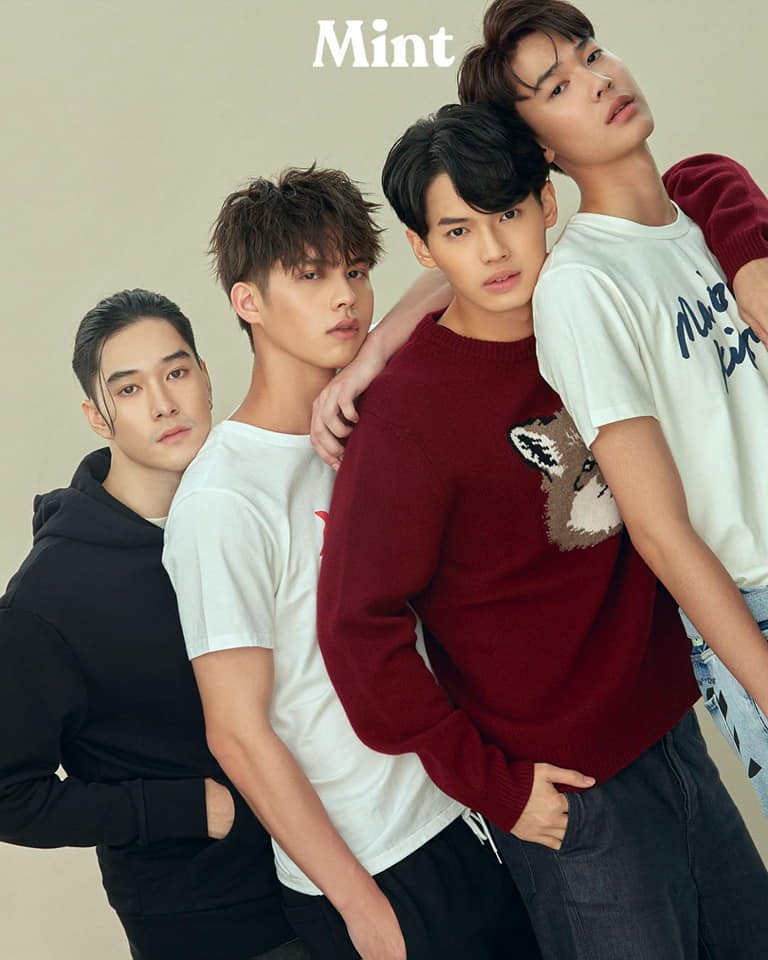 Dew, Bright, Nani and Win of F4 Thailand: Boys Over Flowers for Mint