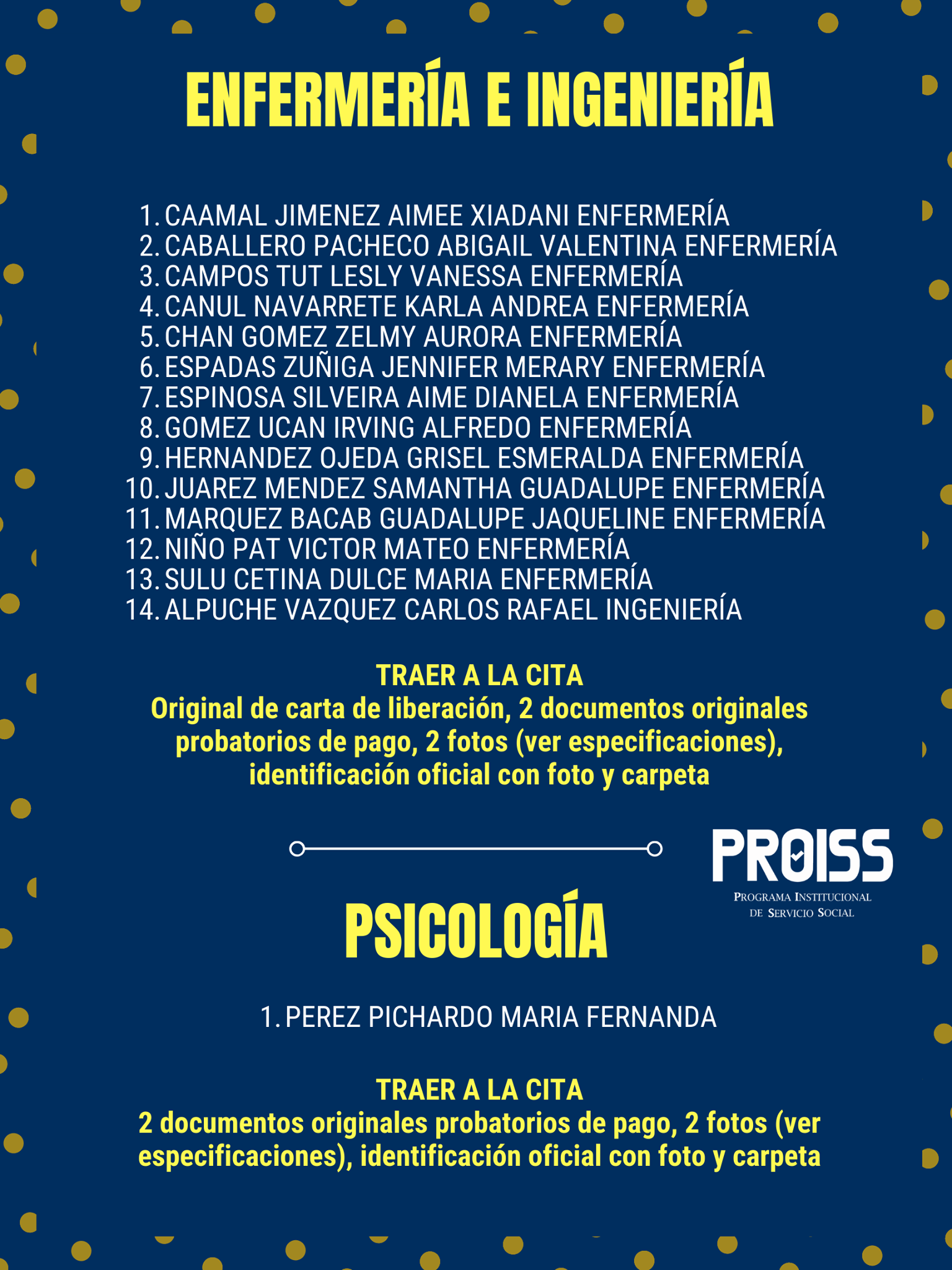 Programa Institucional de Servicio Social de la UADY - 😎 Sexta entrega ...