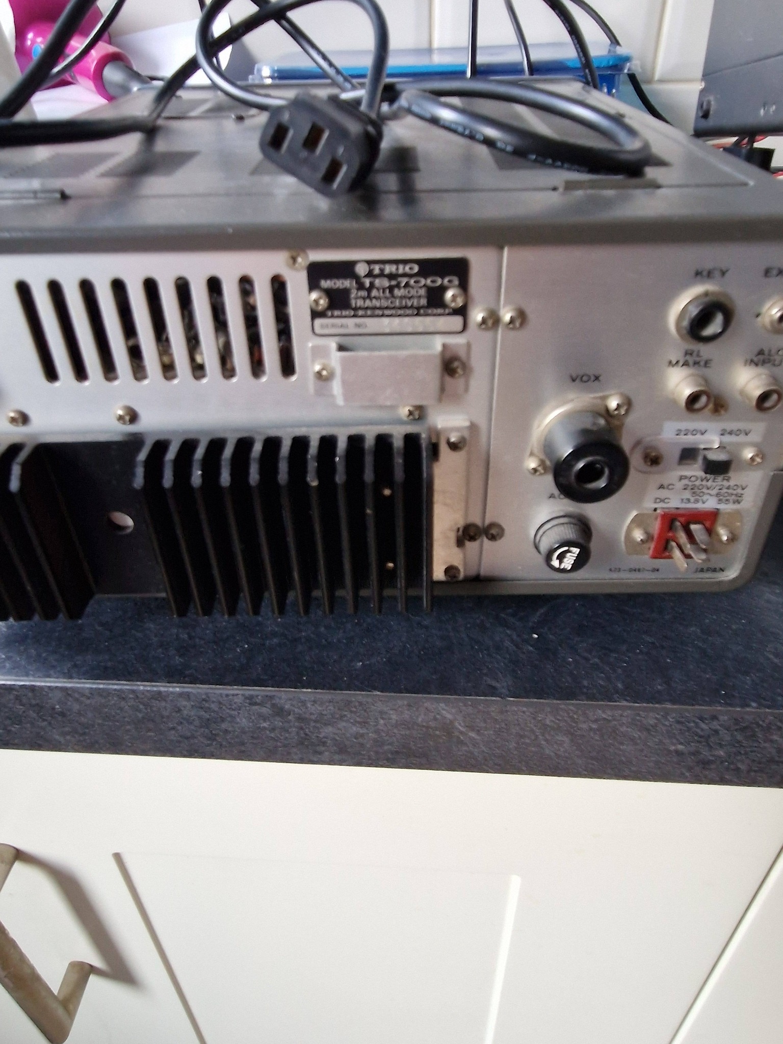 Trio ts 700g 2m transceiver power lead