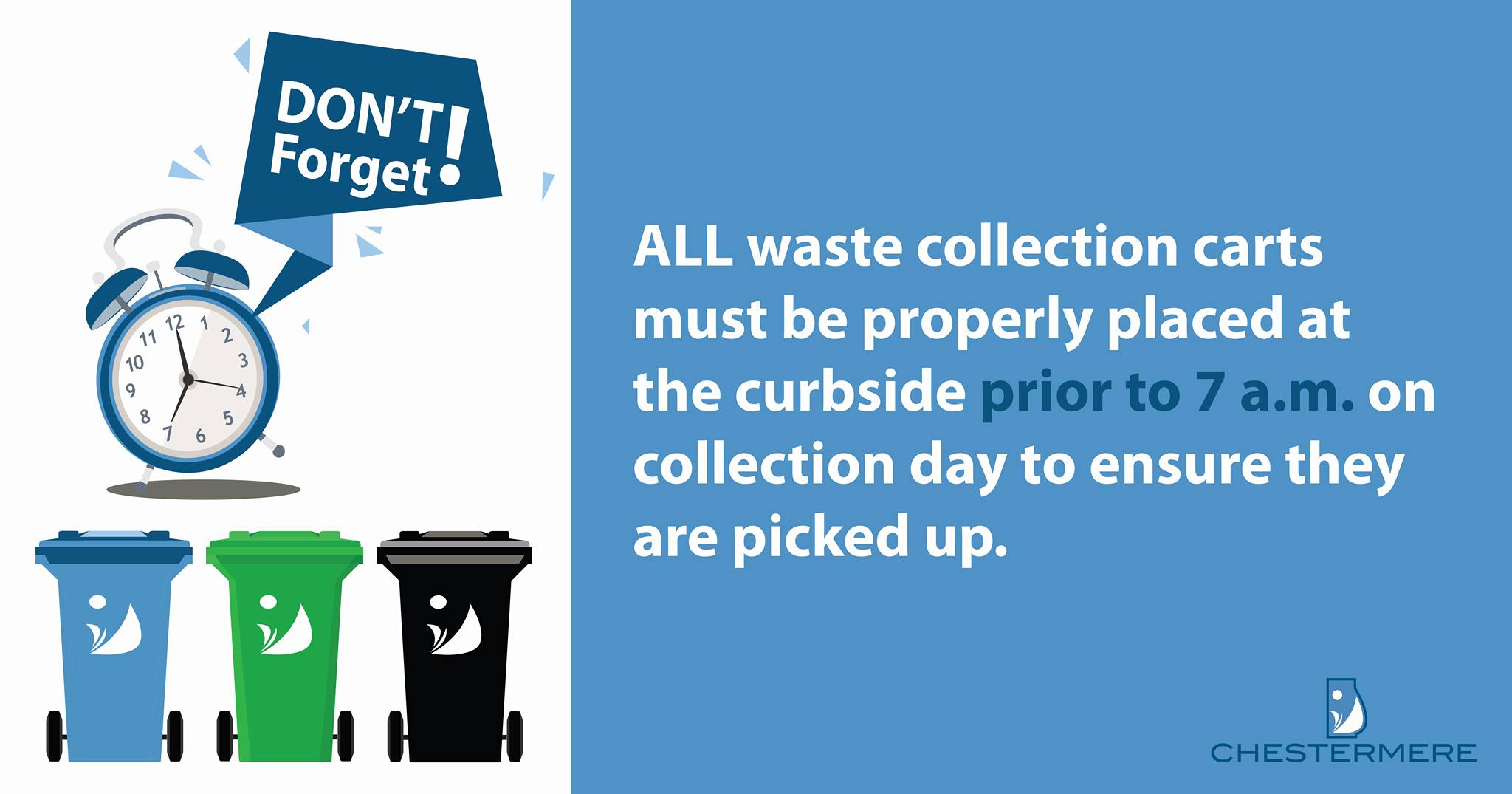 City of Chestermere - It's garbage and recycling week Chestermere ...