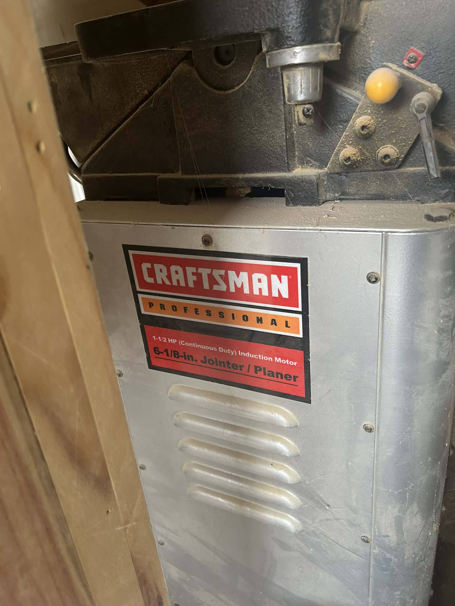 Replaced busted jointer with Craftsman Professional 6-1/8-in