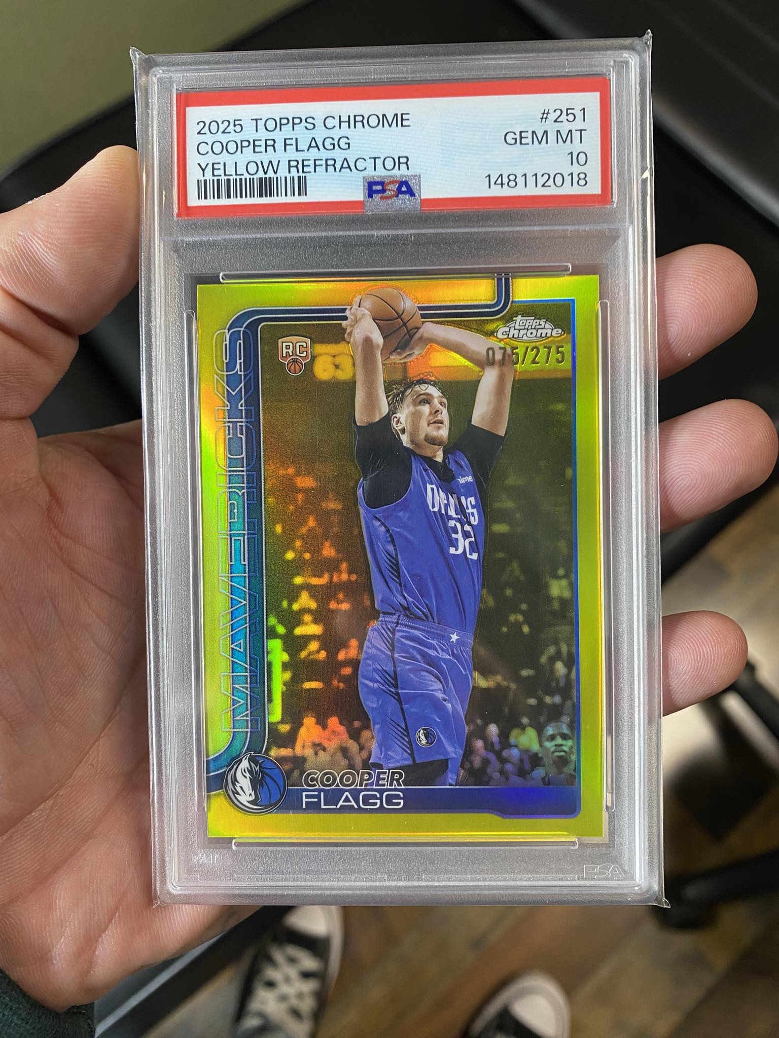 This Beauty landed today from PSA !? 2025 TOPPS CHROME COOPER 