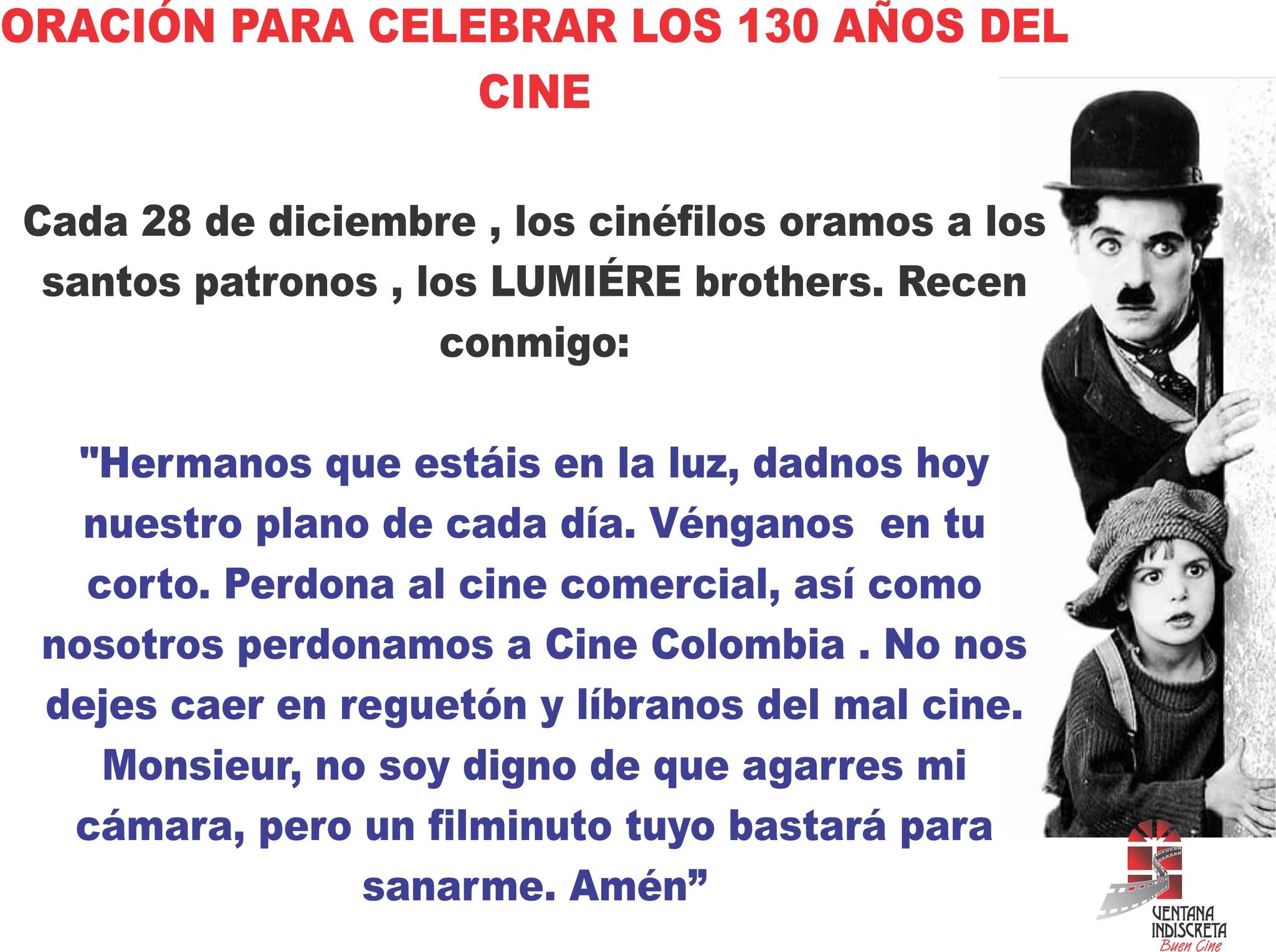 EL 28 DE DICIEMBRE DE 1895 NACIÓ EL CINE. ACLAREMOS QUE ESE DIA ...