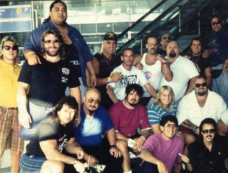 Spotted at an airport circa '93 - the hardest-working crew in