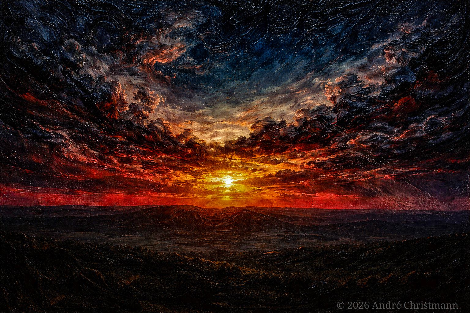 As the darkness closes in