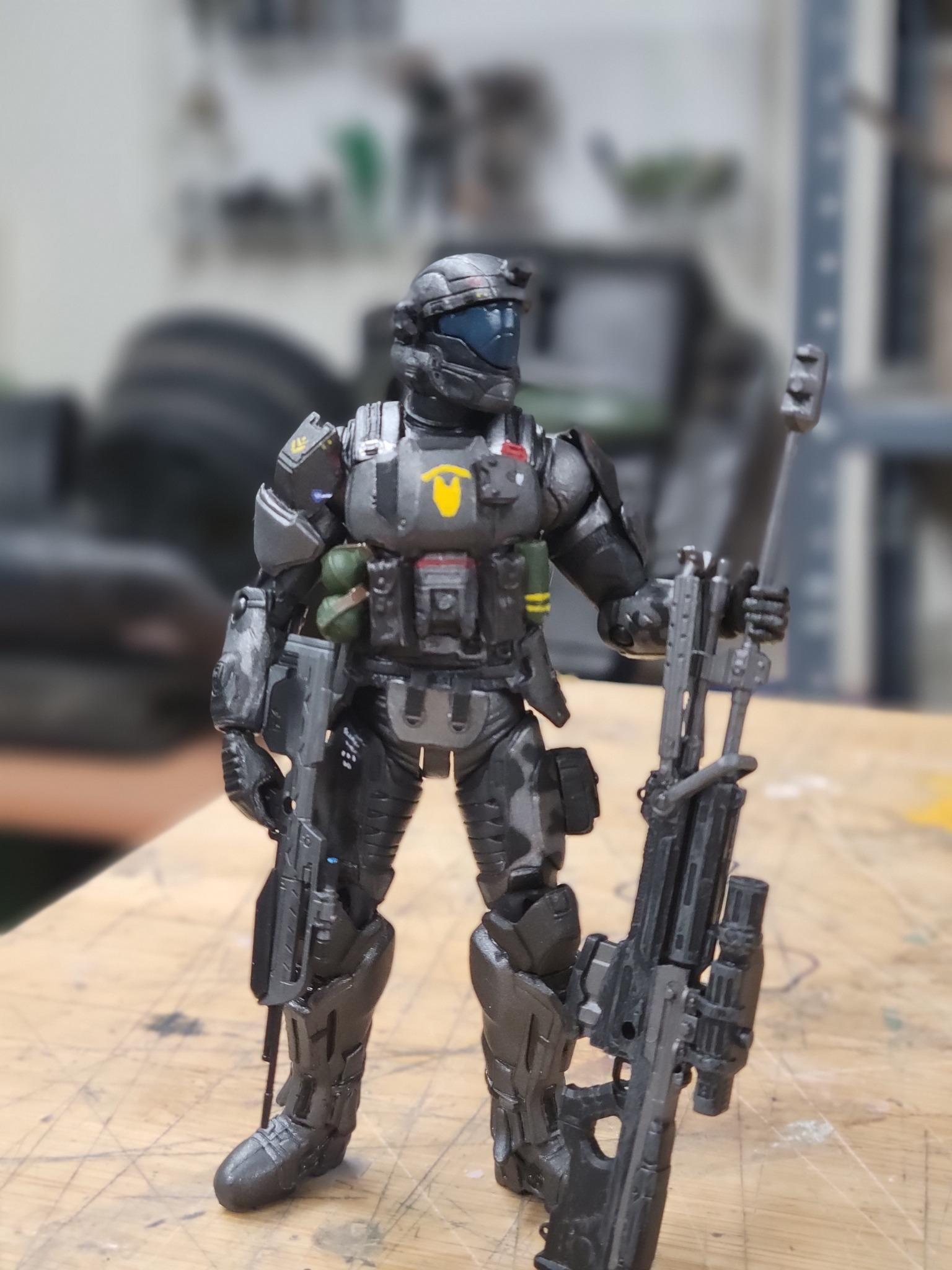 Custom McFarlane ODST action figure by Vulture Productions