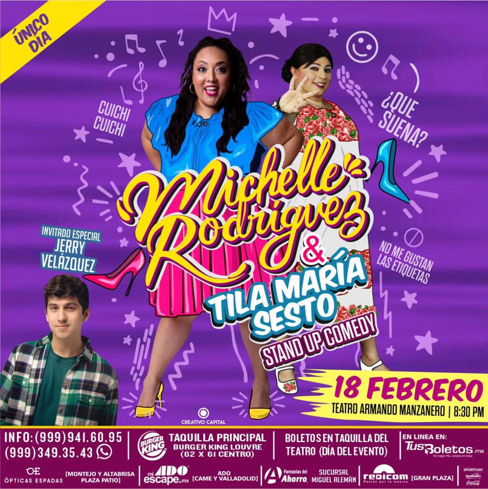 Mérida VIP - 🤣 Michelle rodriguez y Tila Maria Sesto Stand...