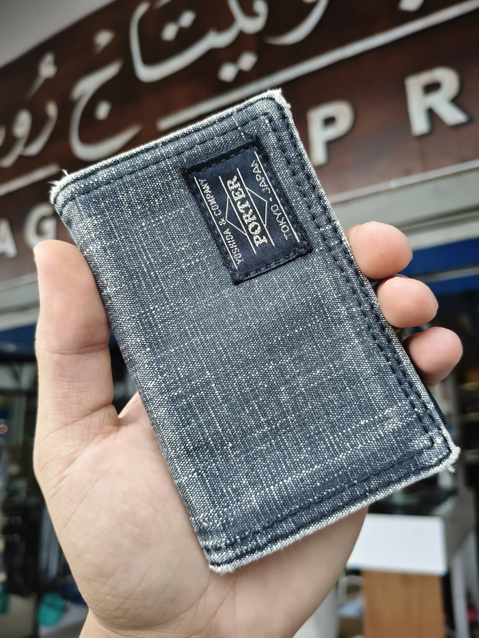 Wallet card Porter jeans Condition mantap Made in Japan Rm 180