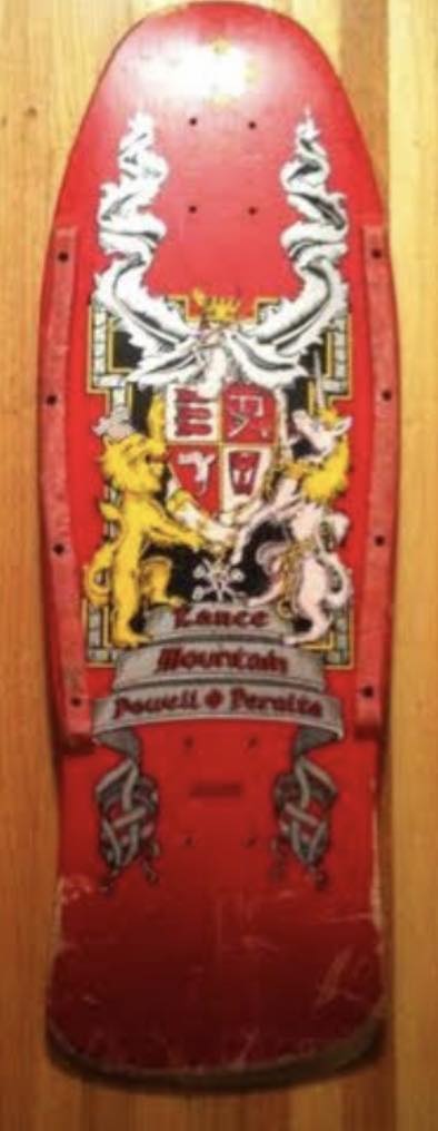 What's the value of a Lance Mountain Powell Peralta Crest deck?