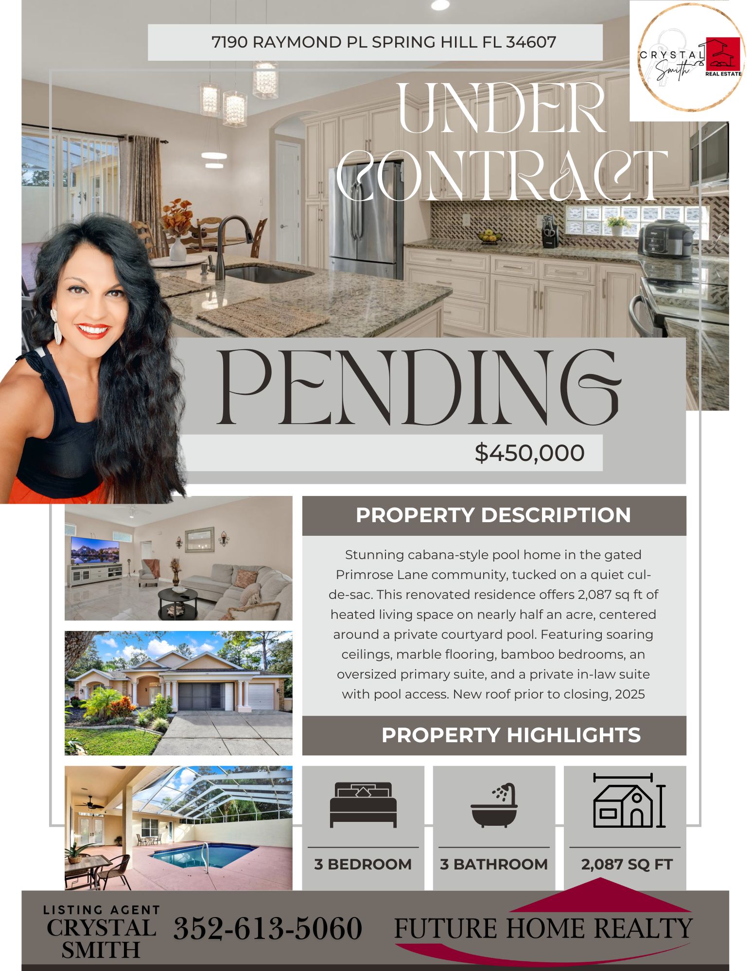 Beautiful home under contract with The McLeod Group Network