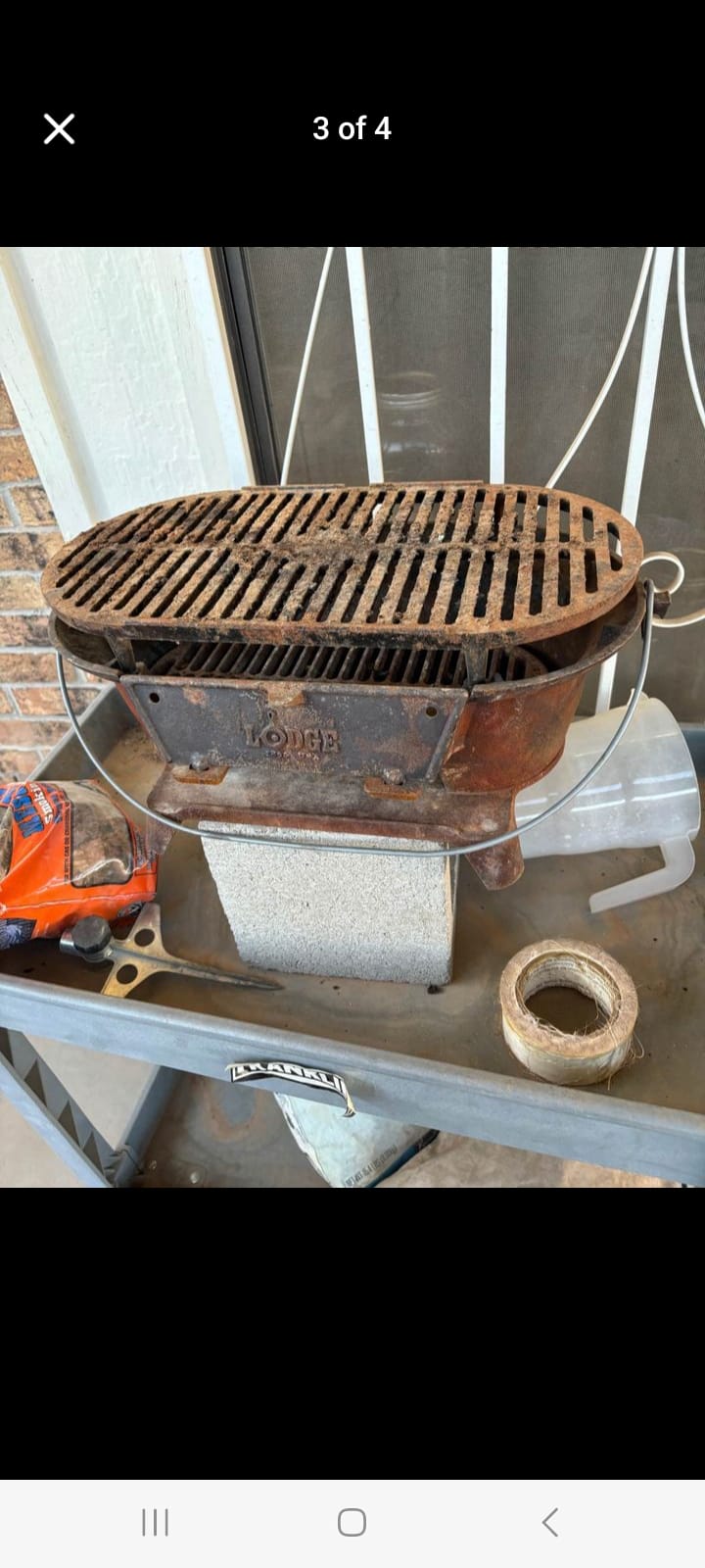 What is the value of a cast iron hibachi grill?