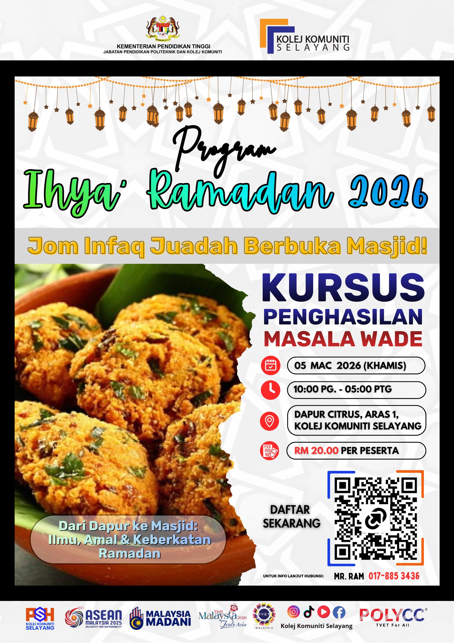 Psh Kksy - 🌙 PROGRAM IḤYĀ’ RAMADAN 2025 🌙 🤲 Jom Infaq... | Facebook