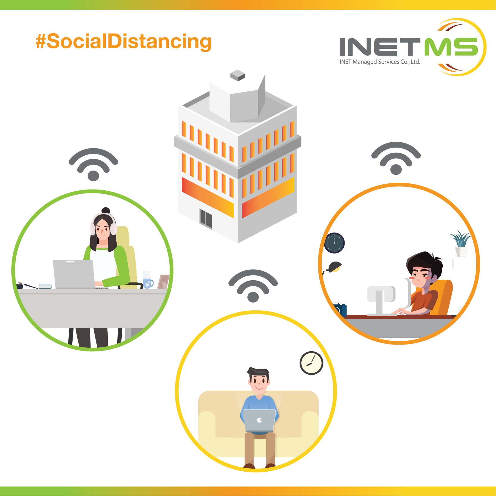 INETMS - #StayHome อย่างมีสติ . Work From Home ให้อุ่นใจ...