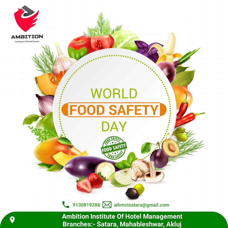 World Food Safety Day (WFSD) celebrated on 7 June 2021 aims to draw ...