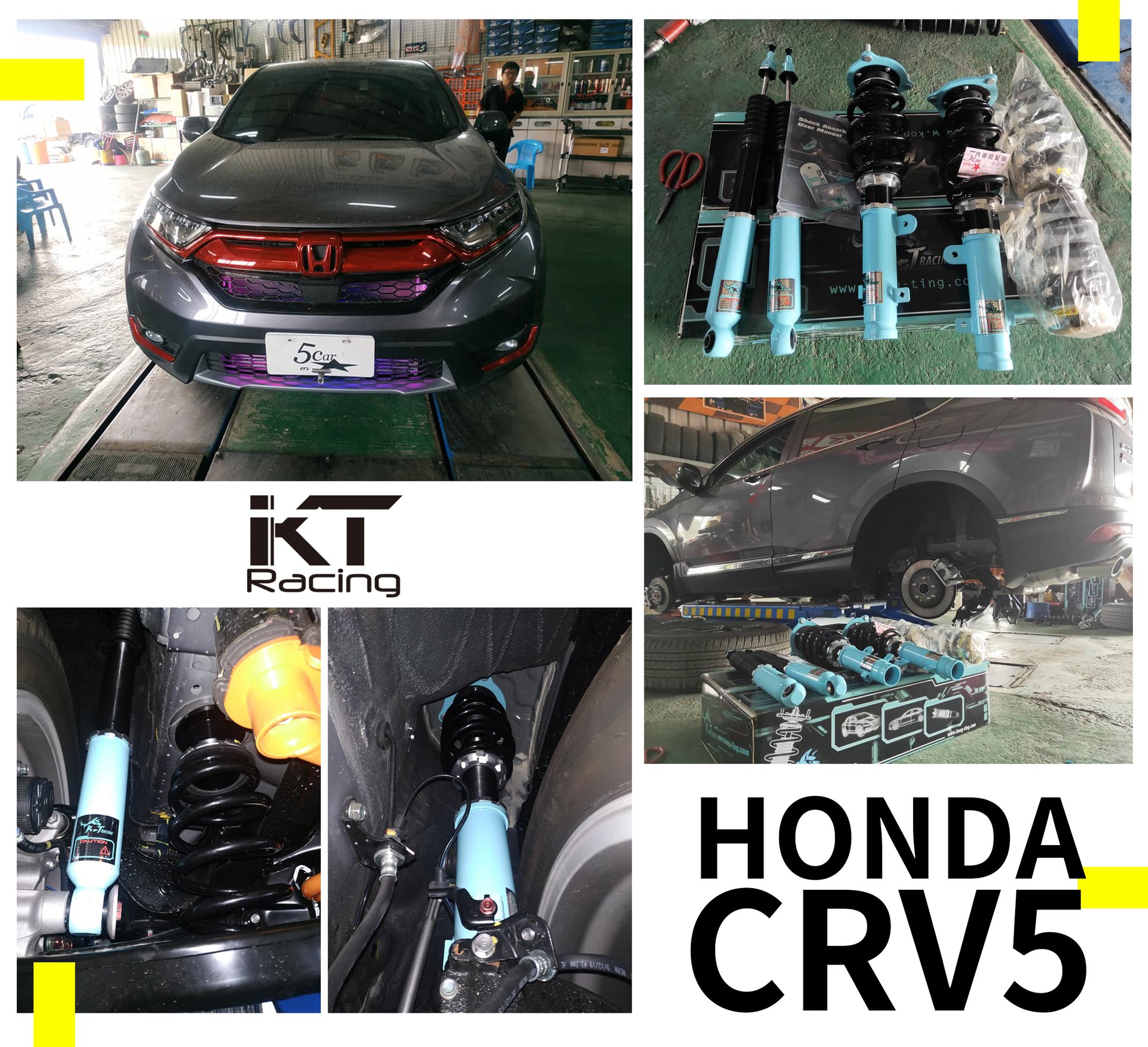 HONDA CRV5 installed KT suspension... - KT Racing Taiwan