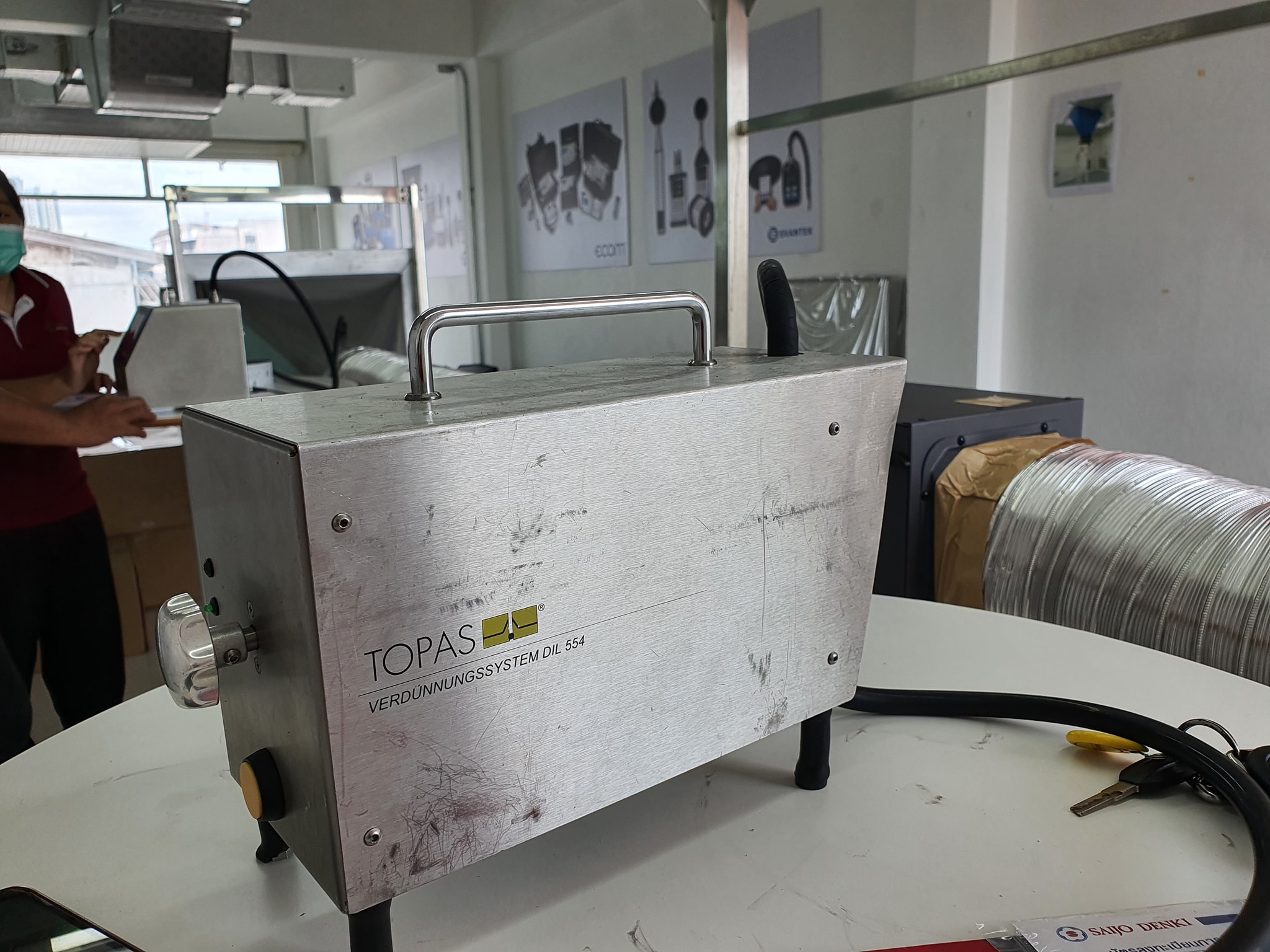 Test FFU 30 unit ด้วยหลักการ DPC... - Particle Counter