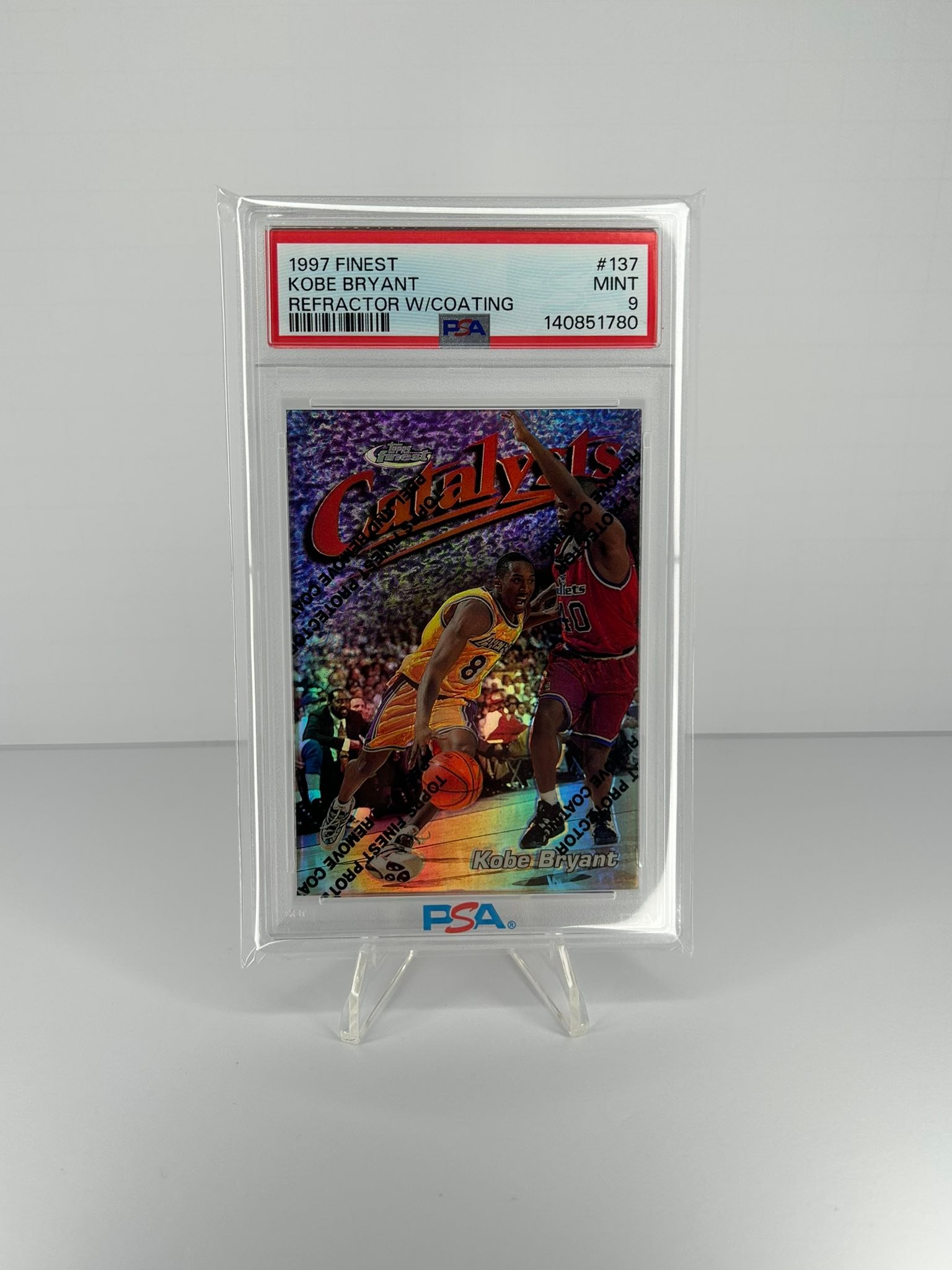 1997 Finest Kobe Bryant Refractor with Coating