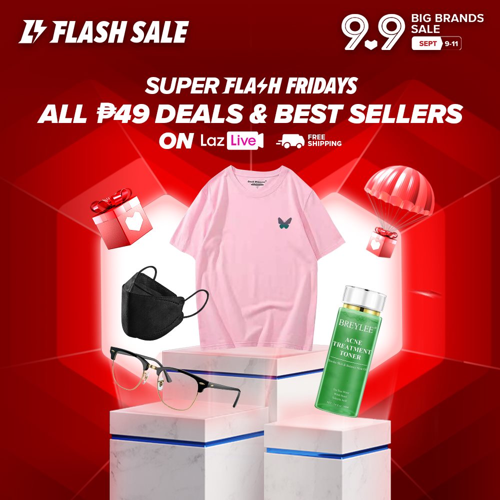 Lazada - Super Flash Friday is back! ⚡️ Here's your weekly...