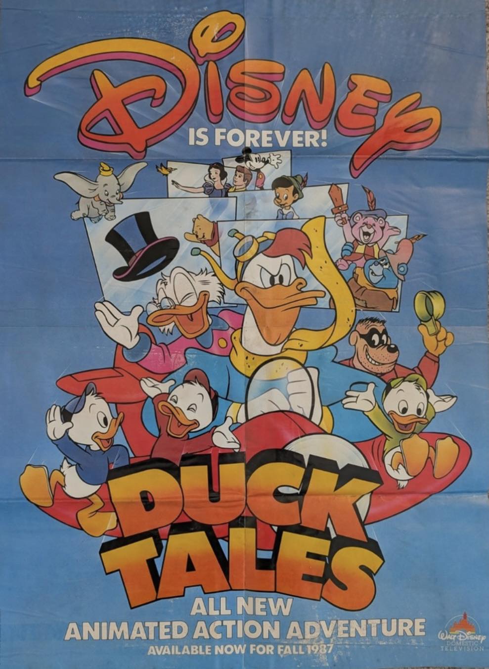 Rare Disneyland memorial orgy poster at auction