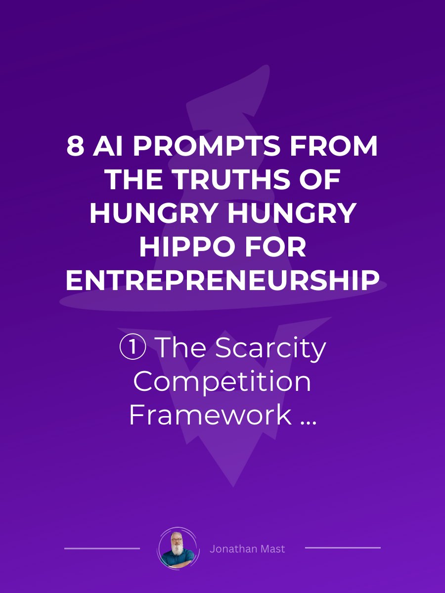 Jonathan Mast - 🎯 8 AI PROMPTS FROM THE TRUTHS OF HUNGRY... | Facebook