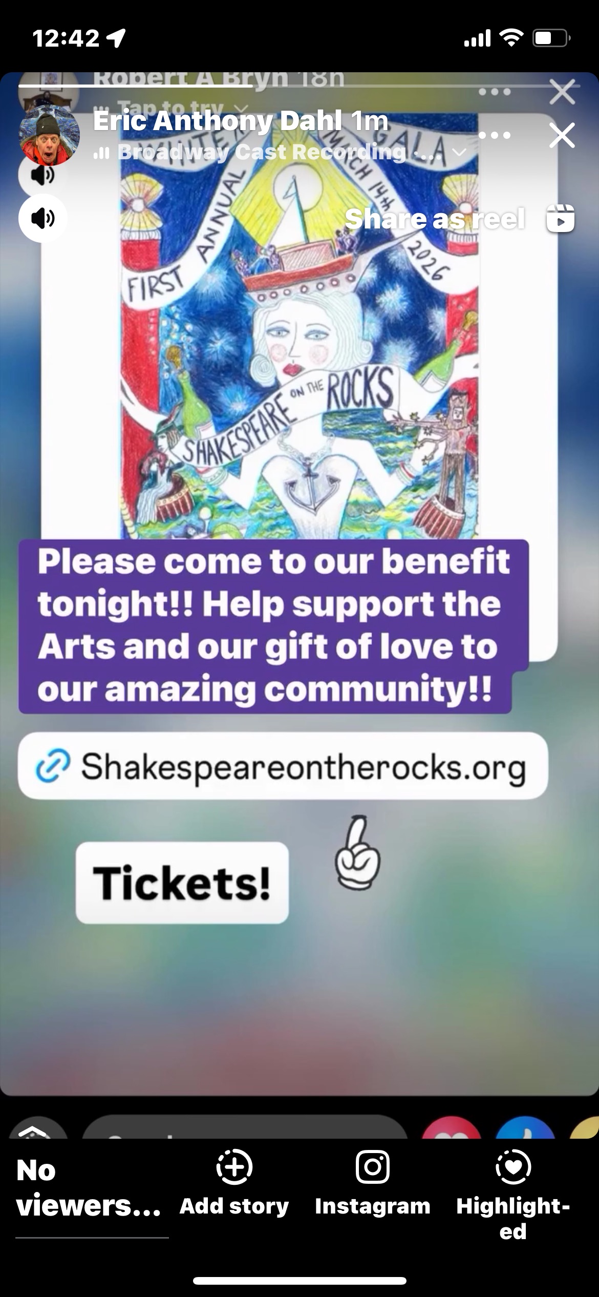 Shakespeare on the Rocks Gala benefit