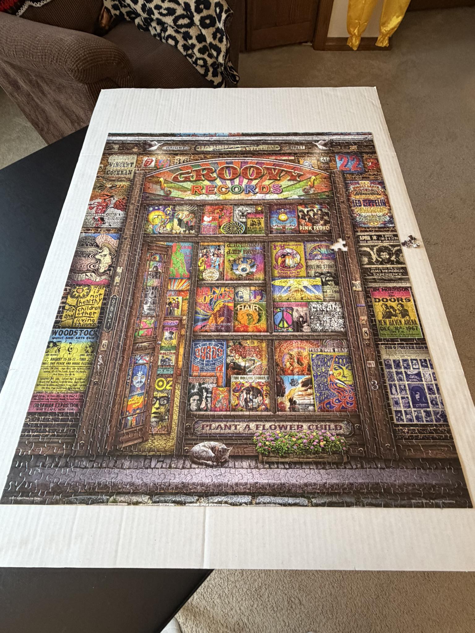 The Happy Hippy Shop 1000-piece jigsaw puzzle by Springbok, art by