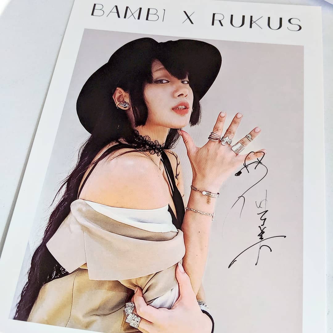 BAMBI X RUKUS オンラインストアの商品追加とノベルティのお知らせ 