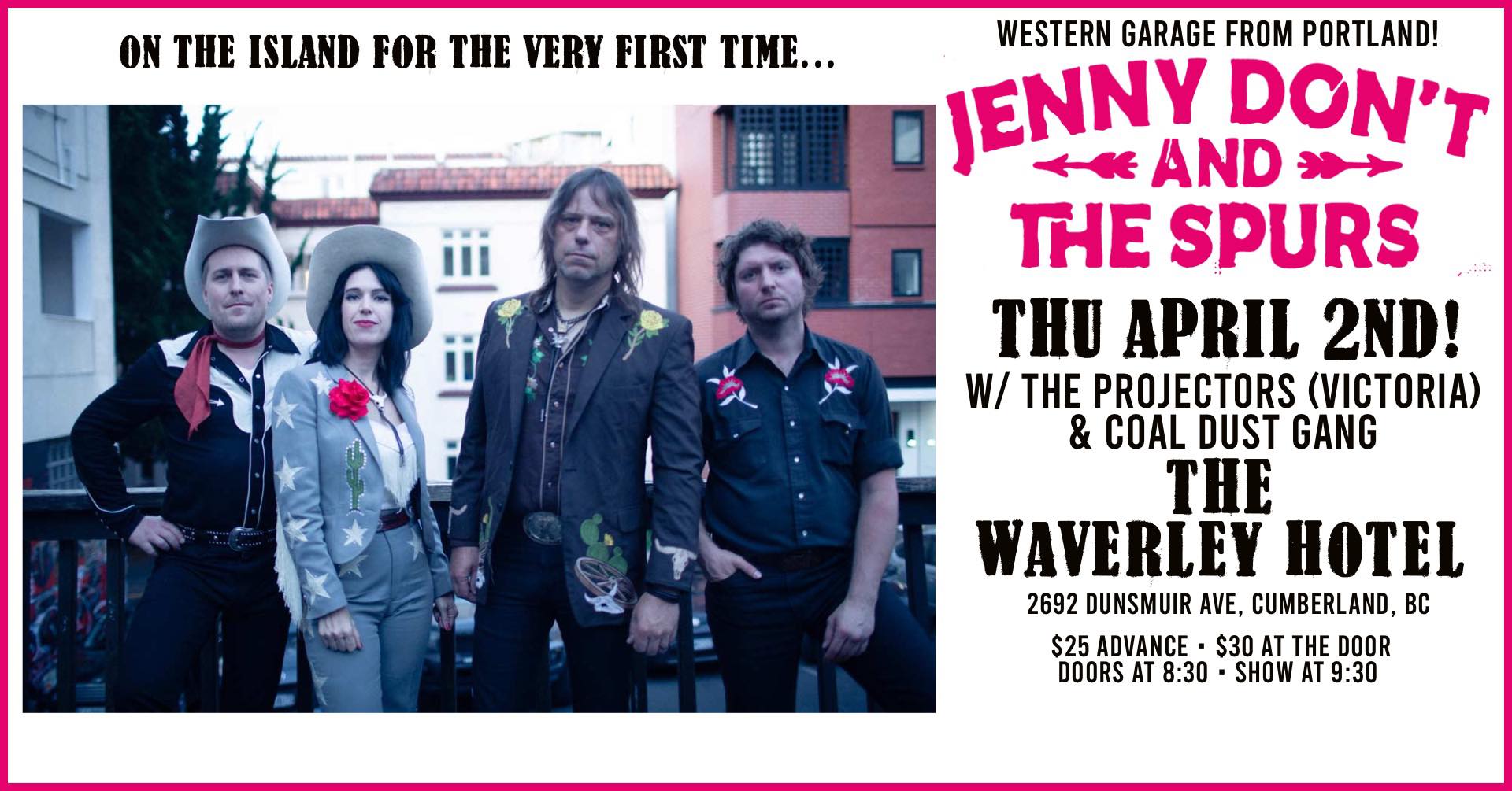 Friday, September 26th: ALL AGES! Jenny Don't and The Spurs LIVE