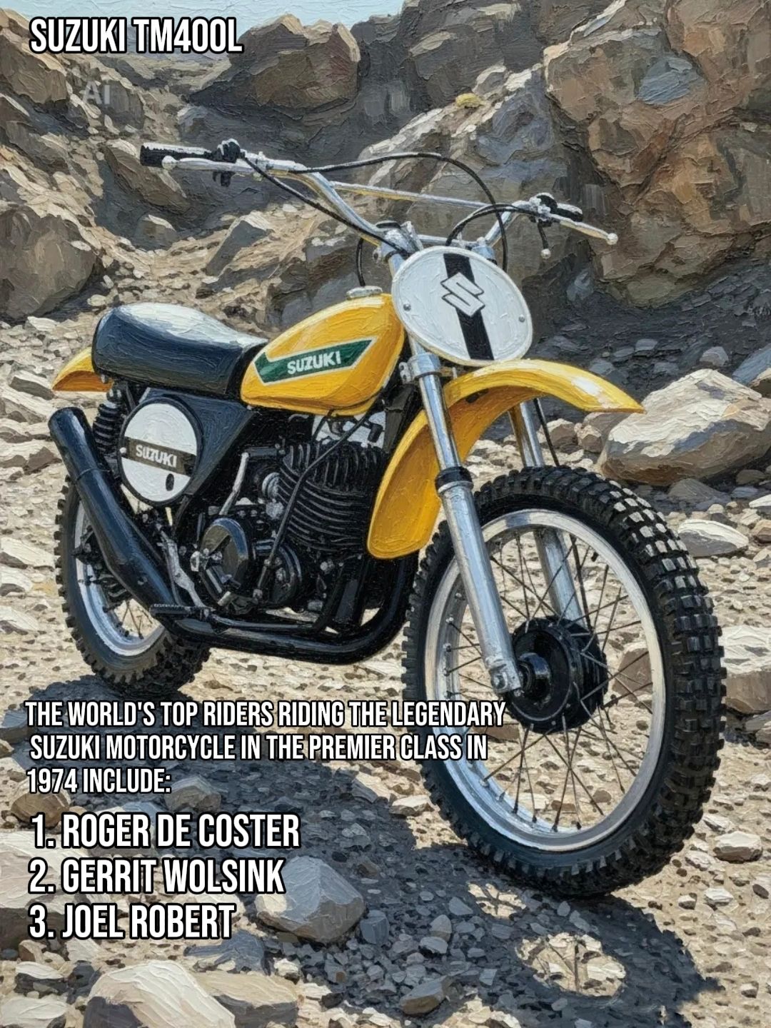 1971 Suzuki TM 400R Cyclone - The 'widowmaker' of the motocross