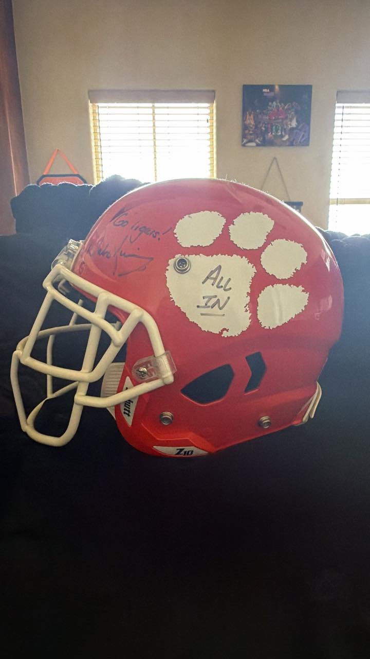 authentic clemson football helmet Trevor Lawrence Autographed Tigers F/S Speed Helmet-  Super Sports Center Gear up like a true Clemson Tigers player with our Revolution Speed Authentic Helmet Clemson Pocket Size Helmet