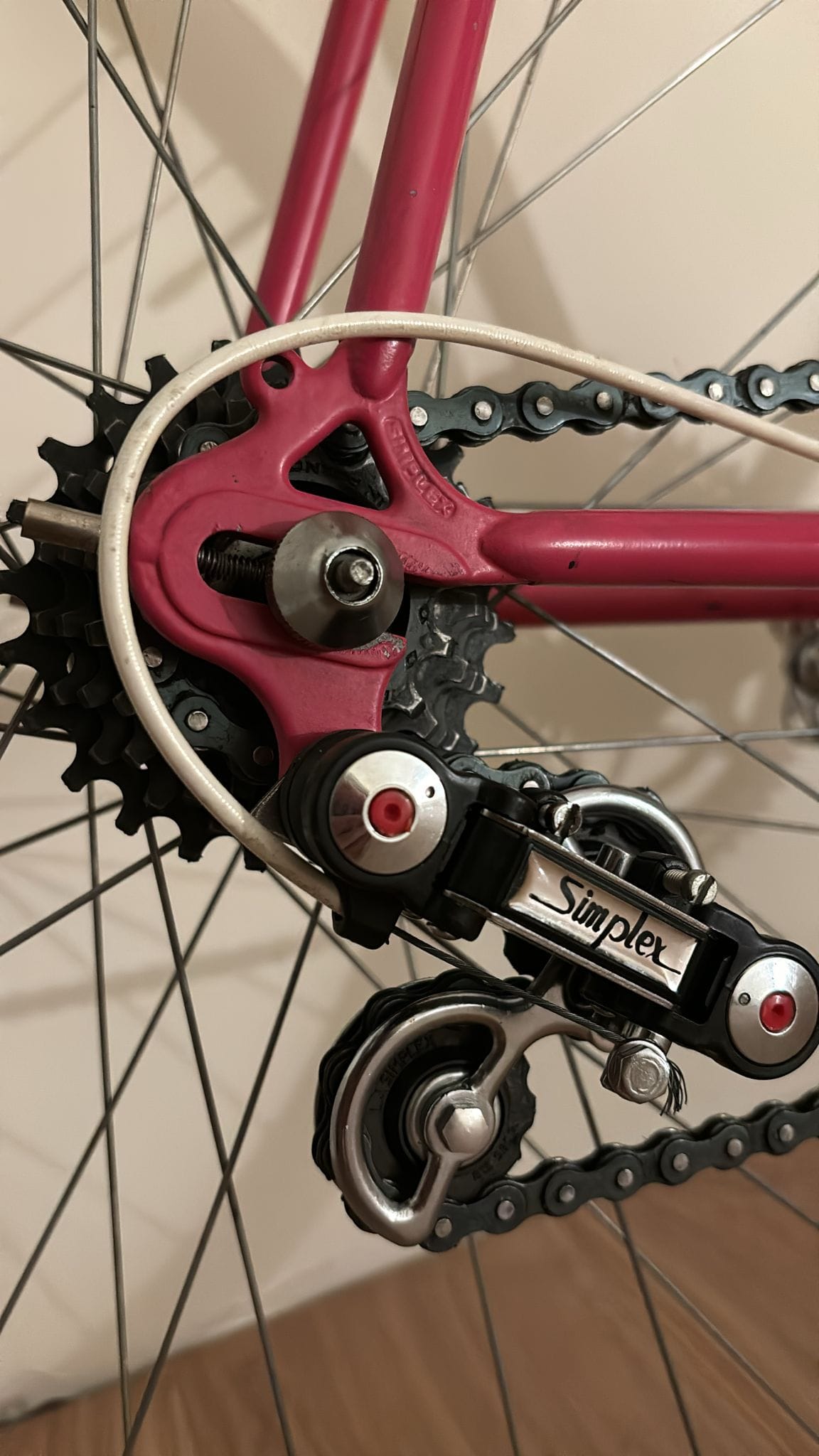 Étrier De Frein Arrière Vélo MAFAC Complet - Pour Vélos De Route/Course - Aluminium Argenté - Occasion Bon État