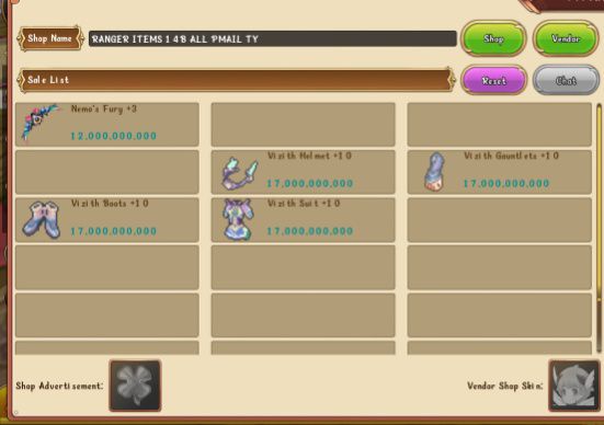 FlyFF Universe Buy & Sell | SELLING PENYA 2.2B .55/m RANGER ITEMS 14B ...