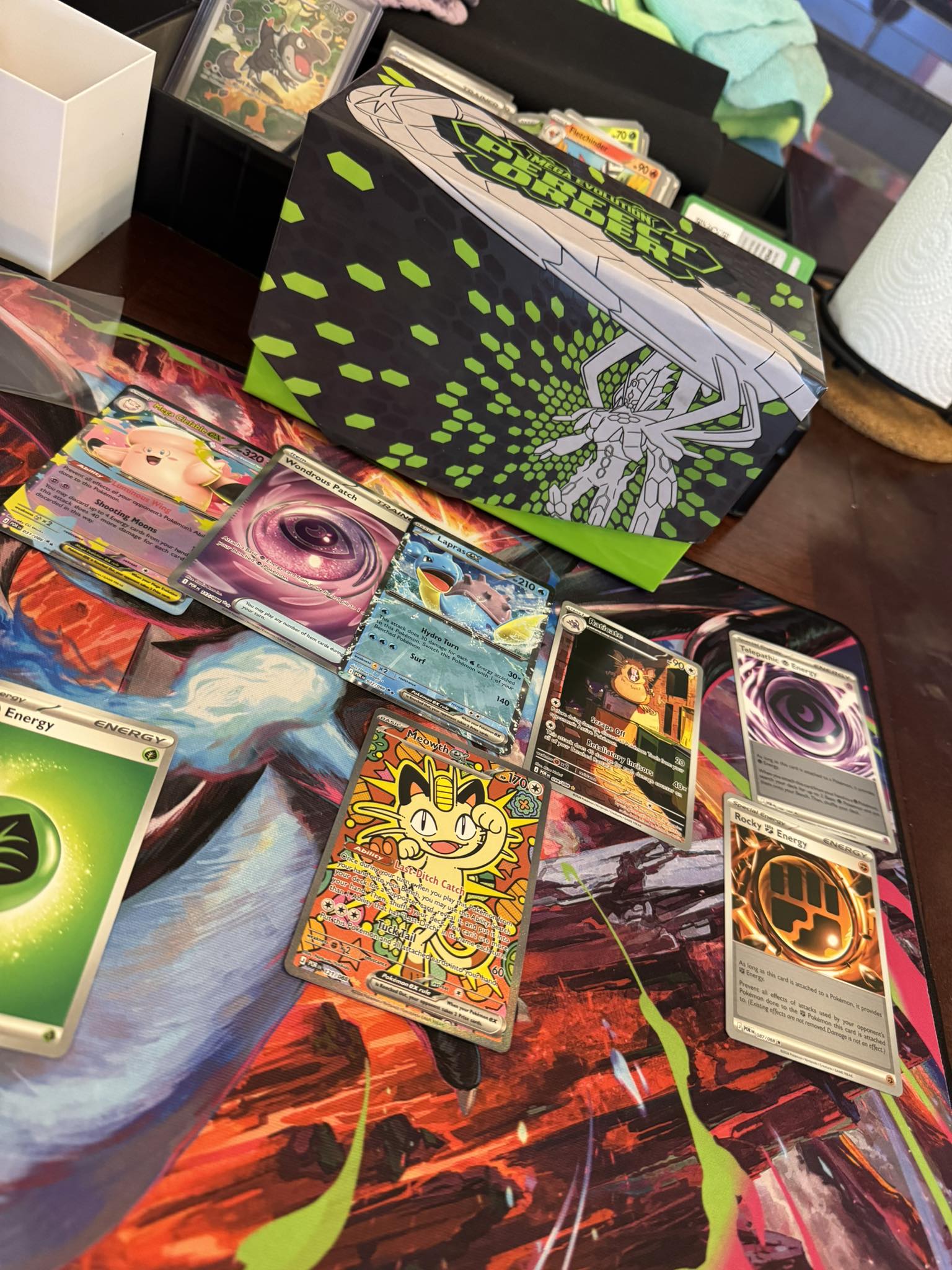 rip pokemon card Abyss Eye M5 Booster Box Fun ripping Pokemon card packs