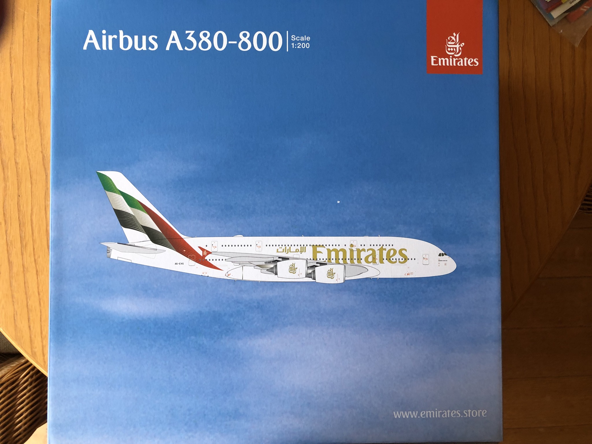 Geminijets Emirates A380 UAE 50th anniversary model