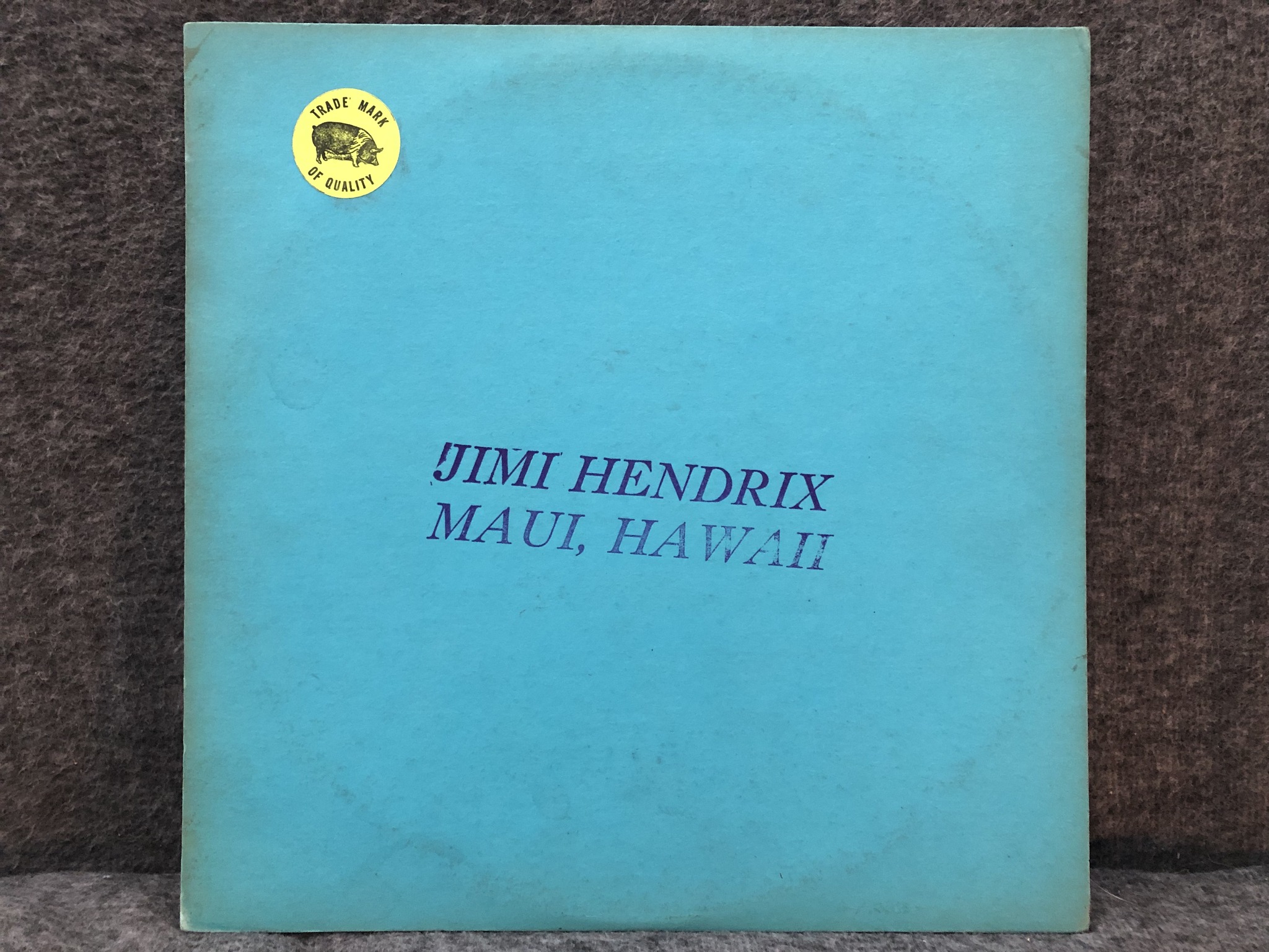 What is the origin of this rare Jimi Hendrix purple pressing bootleg?