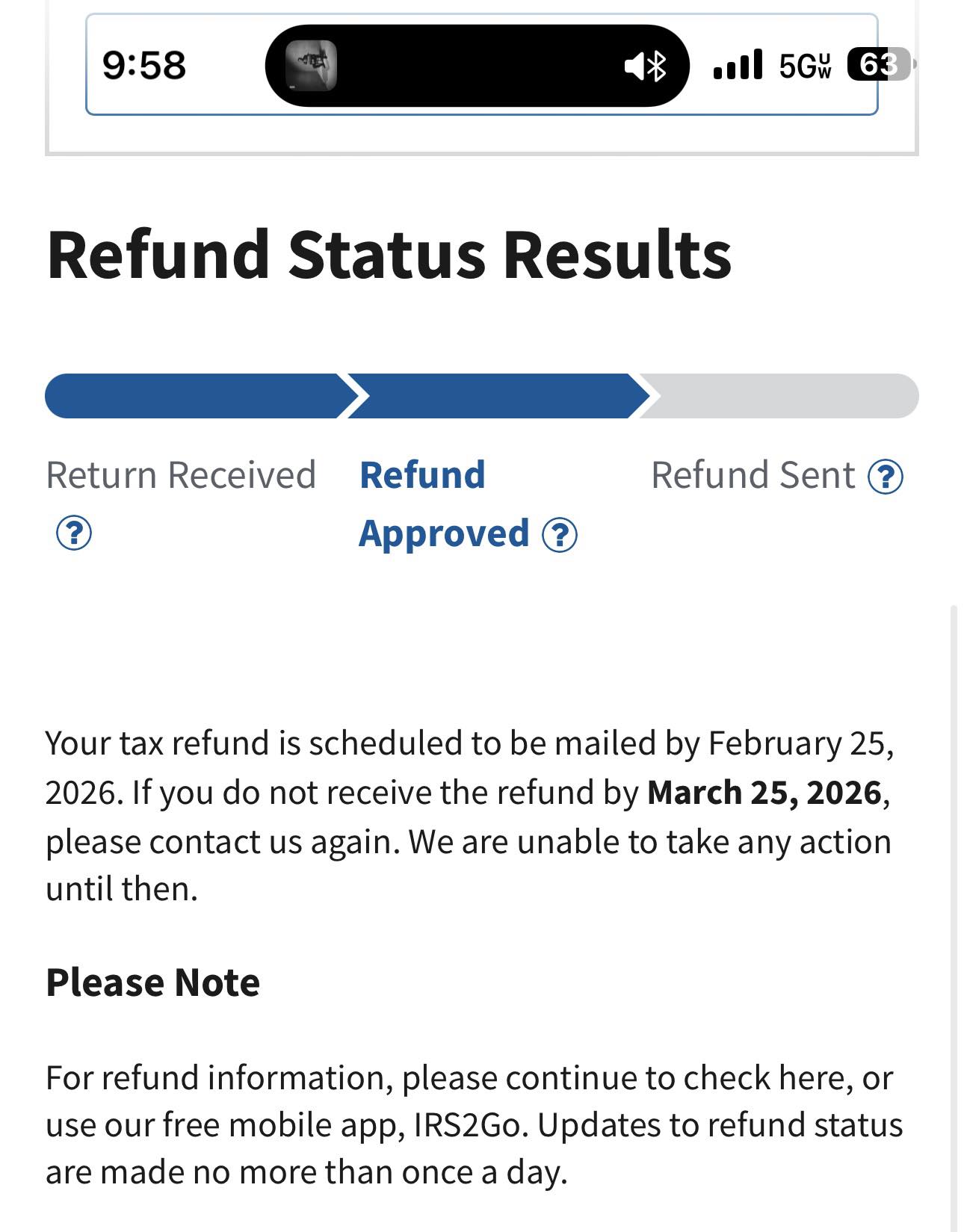 IRS Where My Refunds 2025-2026(Update & Result) | Anybody ever have ...