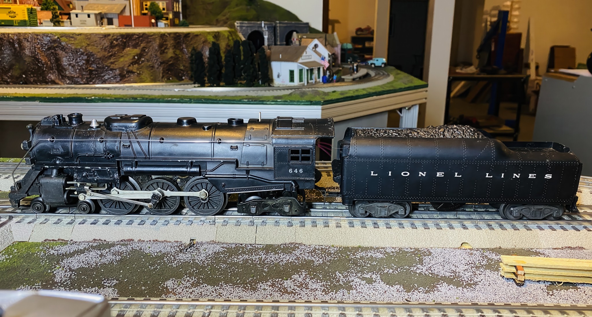 Lionel 2056 HUDSON STEAM ENGINE * LIQUID SMOKE * 6466W TENDER * SVCD RUNS GREAT | #4673667091