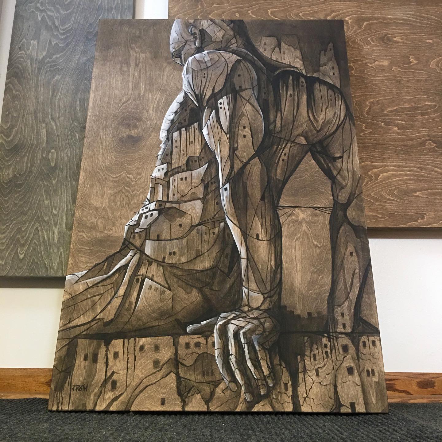New work...The Edge, 32 x 48,... - Roth Illustration & Design | Facebook