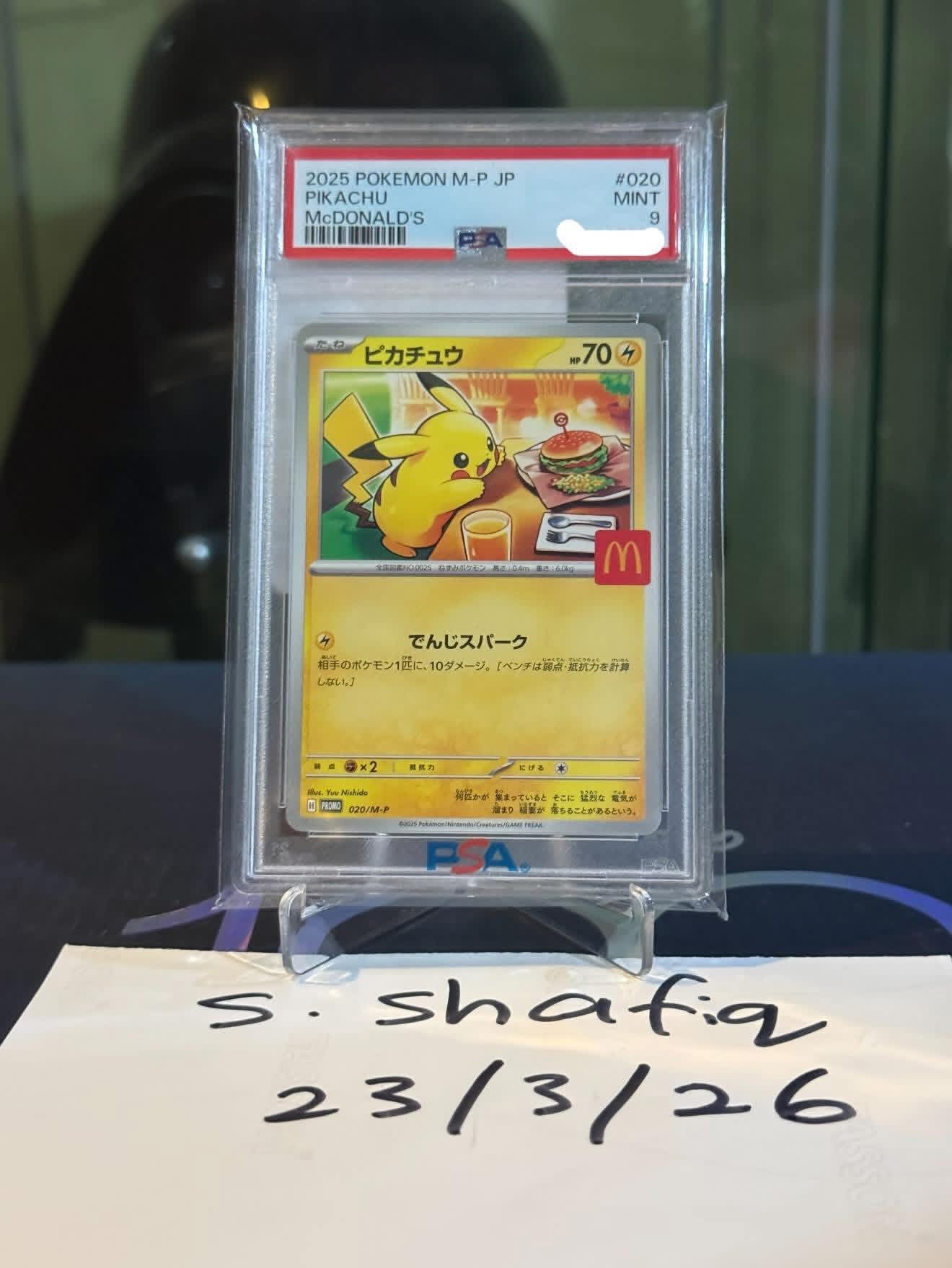 WTS PSA 10 and PSA 9 slabs