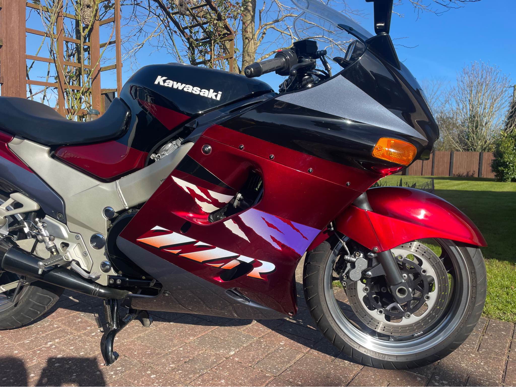 Check out this 1996 Kawasaki ZX9R, in good general order and