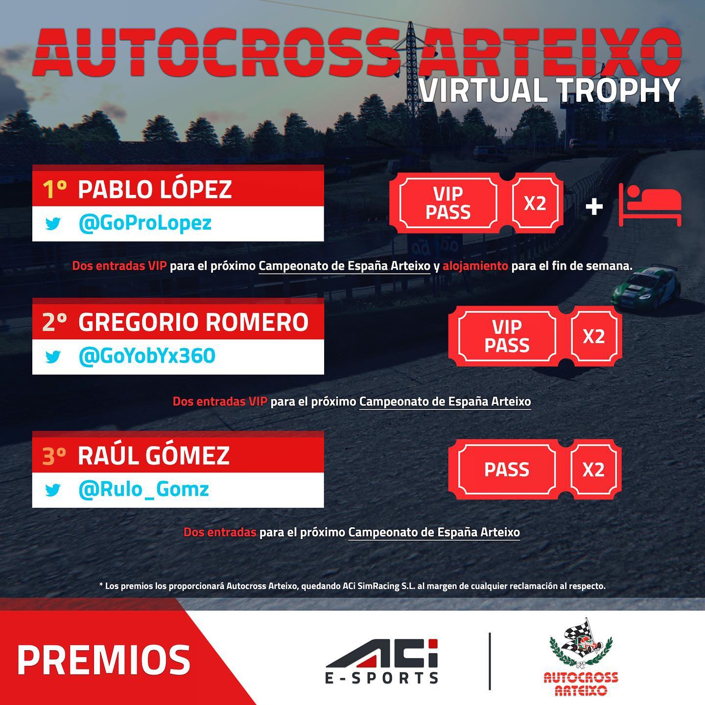 ACi e-Sports - 🏁 Autocross Arteixo Virtual Trophy @autocrossarteixo ...