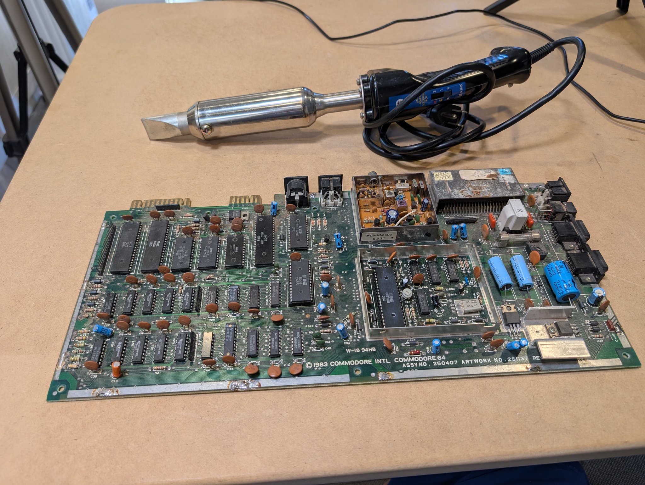 I'm ready to work on my Commodore 64. Wish me luck.