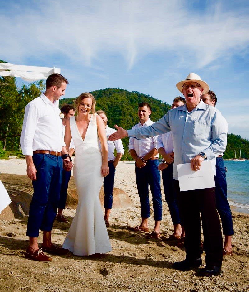 Wayne Rees Civil Marriage Celebrant - Lovely relaxed beach weddings 🏝 ...