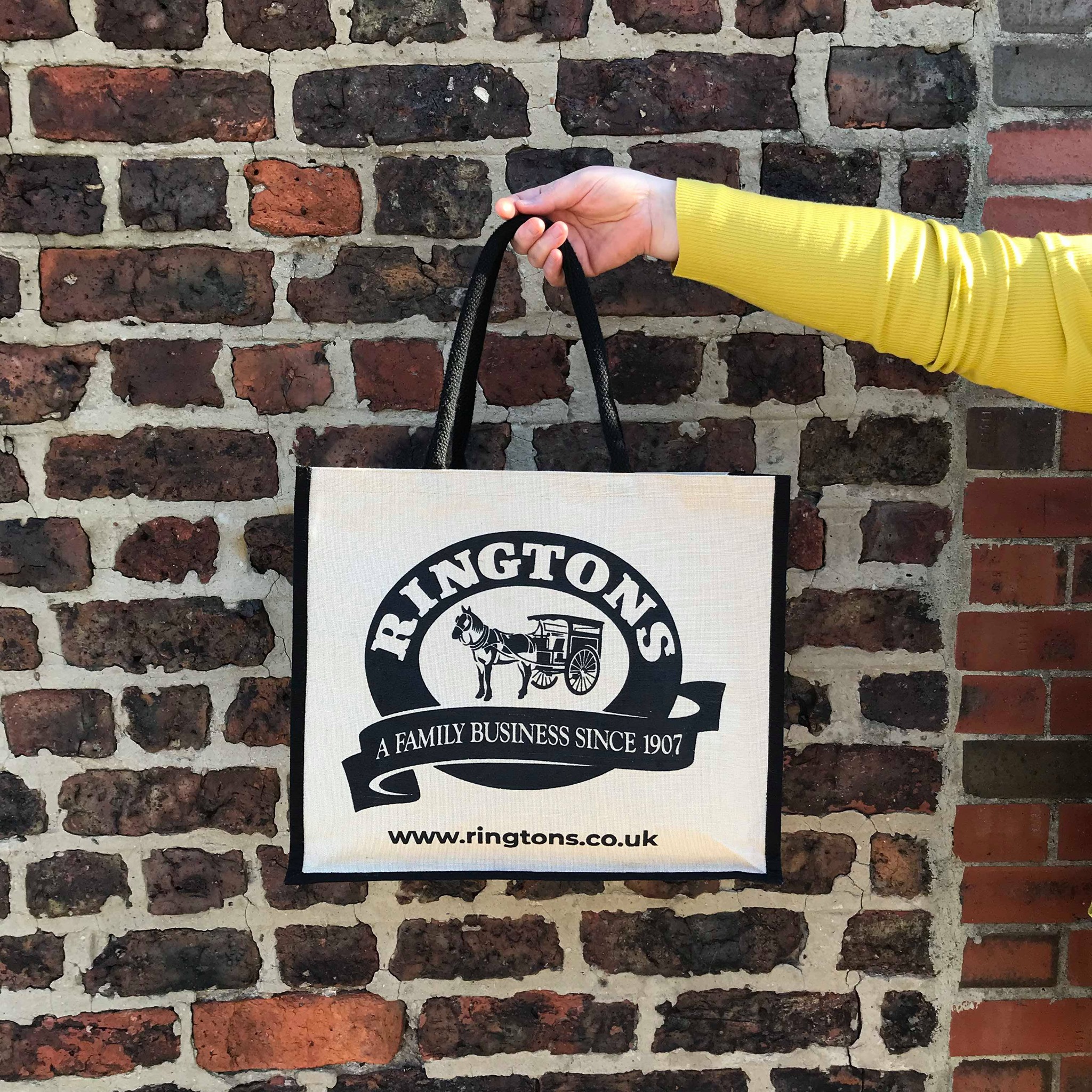 Ringtons - 🛍🛍🛍 Our iconic horse & cart Jute Bag is now... | Facebook