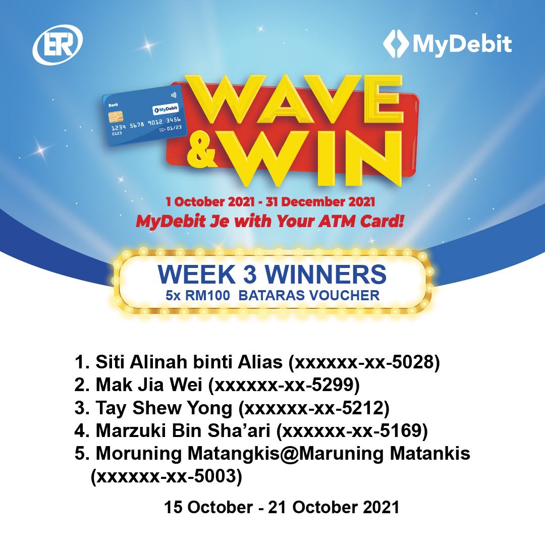 Tahniah kepada para Pemenang MINGGU... - Bataras Sdn. Bhd.
